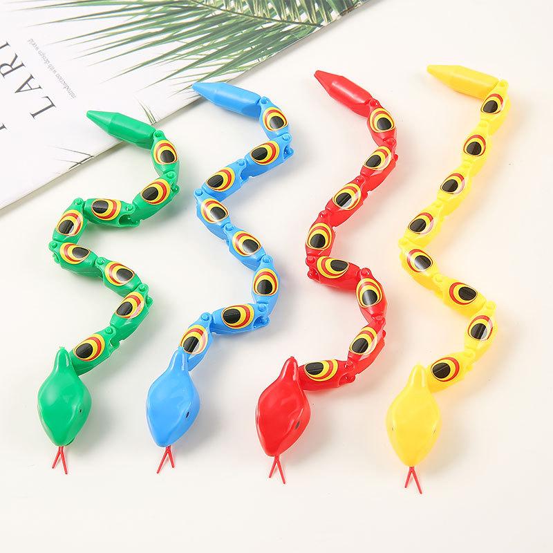 Mini Twisted Simulated Snake Mischief Toy Kids Birthday Halloween Christmas Party Favor Creative Gift