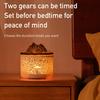 Volcano Diffuser 5V 180ml Relaxing Auto Off Warm Atmosphere Flame Humidifier for Home Bedroom Office White