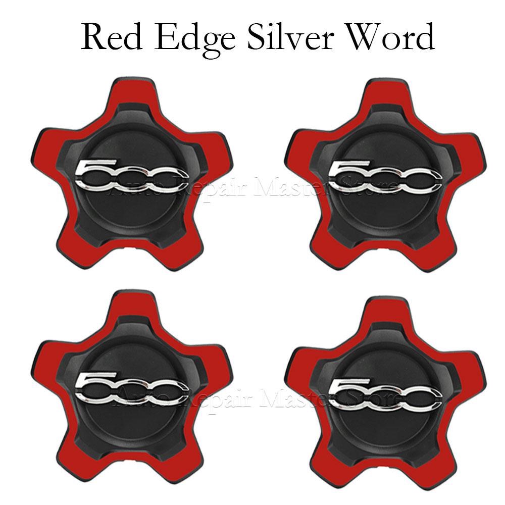 4 PCS 735626312 735626311 Car Wheel Center Hub Caps Replacement for Fiat 500X 334 2014 to 2023 Wheel Hub Center Cap Cover