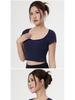 Women's Short Sleeve Yoga & Fitness Quick-Dry Slimming Top