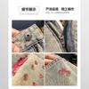 Mens Light Wash Distressed Denim Shorts Loose Fit Ripped Jeans Casual Streetwear