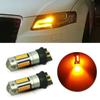 2pcs LED Bulbs Replacement Turn Signal 12V DC 4014-SMD For Light PW24W PWY24W