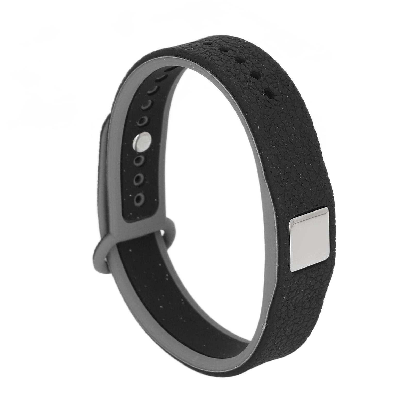 

Антистатический браслет, регулируемый водонепроницаемый силиконовый мягкий легкий ремешок для балансировки энергии чёрный