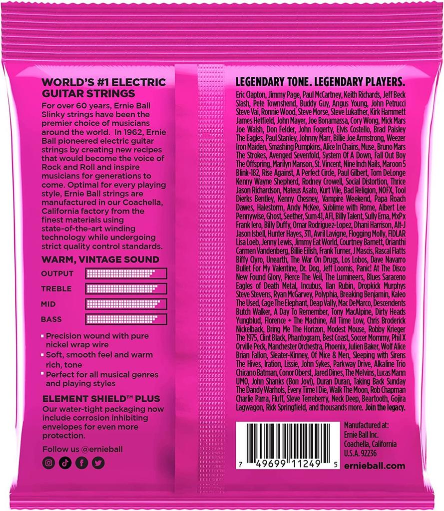 Genuine Ernie Ball 3251 Electric Guitar Strings Classic Regular Slinky (10-46) R&R 3-Pack