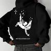 Autumn/Winter Men Vintage Cartoon Anmine Graphic Hoodie Fashion Streetwear Hoodies Unseix Sweatshirt Fleece Oversized Casual
