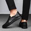 Men Shoe Genuine Leather Men Loafers Outdoor Men Casual Business Shoes Mens Slip on Office Shoes Classic Men's Comfortable Flats