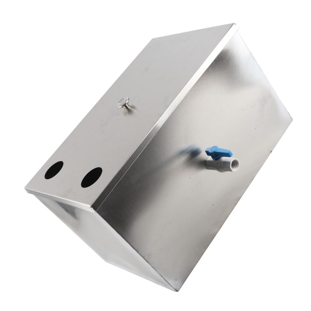 Separator tłuszczu górny wlot 500x300x295mm Stal nierdzewna Separator oleju i wody Komercyjny tłuszcz