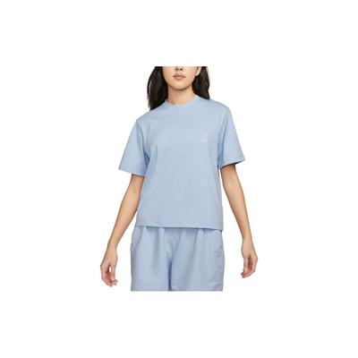 ACG Solid Logo Crew Neck T-Shirt Women Tops Blue DJ3647-415