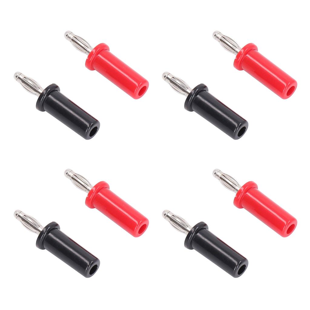 10 Seturi Mufă Banană 4mm Alamă Lipire Conector Tată Tip Lanternă Roșu și Negru J.10013