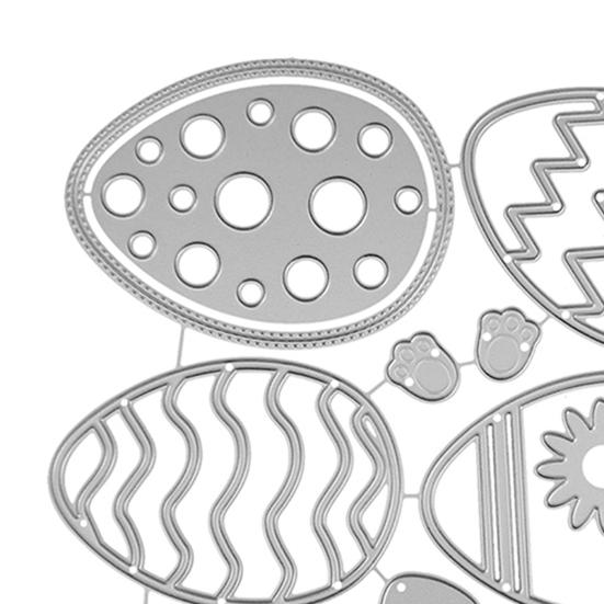 Easter Cutting Dies for Card Making, Easter Bunny Eggs Die Cuts, Spring Dies Stencils Embossing Template for Craft Scrapbooking DIY Photo Album