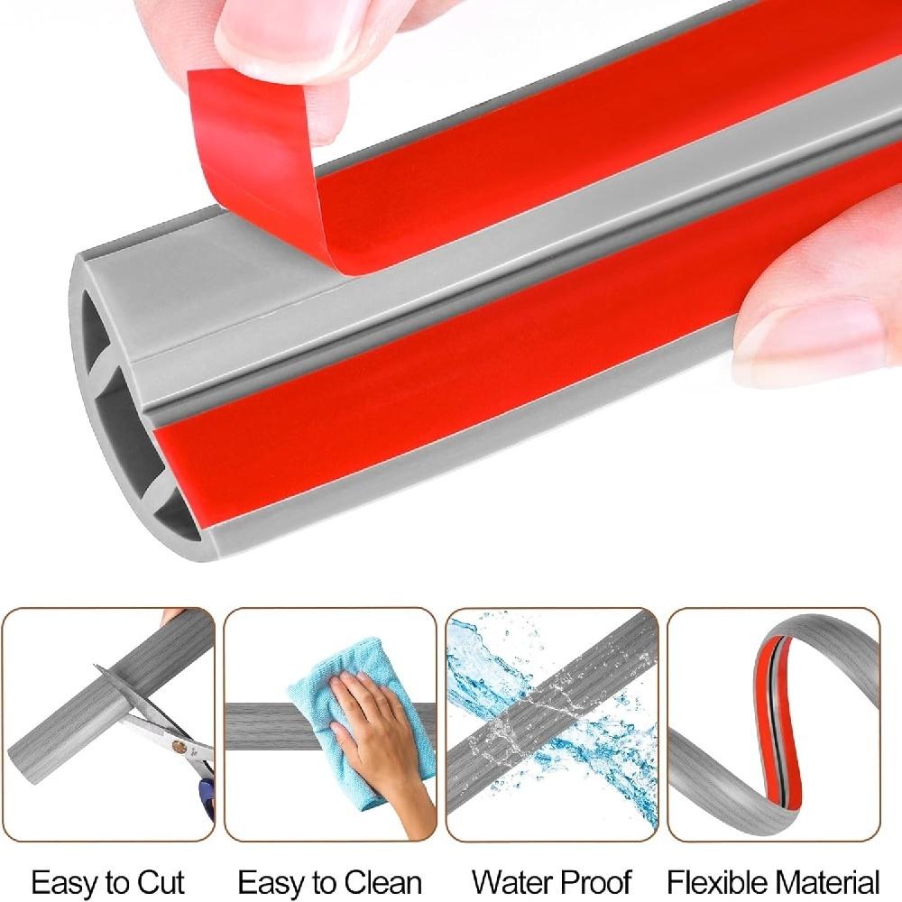1pc 1m/2m/3metresX3cm Floor Cord Cover Cable Cavity Self Adhesive Cord Hider Floor, Floor Cord Covers for Wires on Floor