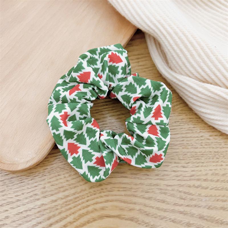 2023 Holiday Scrunchie: High Elastic Fabric Hair Tie for Ponytails