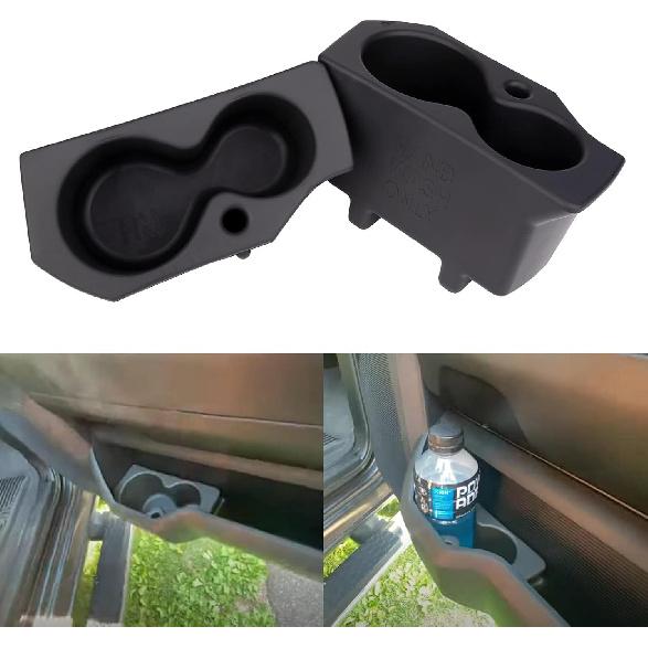 ONER Left And Right Pair Of Foam Door Cup Holder,Compatible With 2009-2018 Dodge Ram 1500 2009- Ram 2500 3500 2016- Ram 4500 5500,Replace #5NN24XXXAA