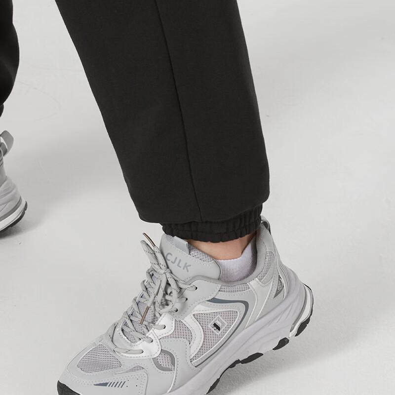 Puma Logo Embroidered Drawstring Cuffed Casual Pants Men bottoms Black 630948-01