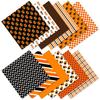 12pcs/pack Halloween Gift Wrapping Paper Ghost Pumpkin Skeleton Decorative Paper DIY Card Making Background Paper