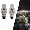 Fuel Pressure T Fitting Adapter T Fitting Adapter 304 Stainless Steel Rubber High Performance For Fuel Pressure Gauge Or Sensor Fuel System 2