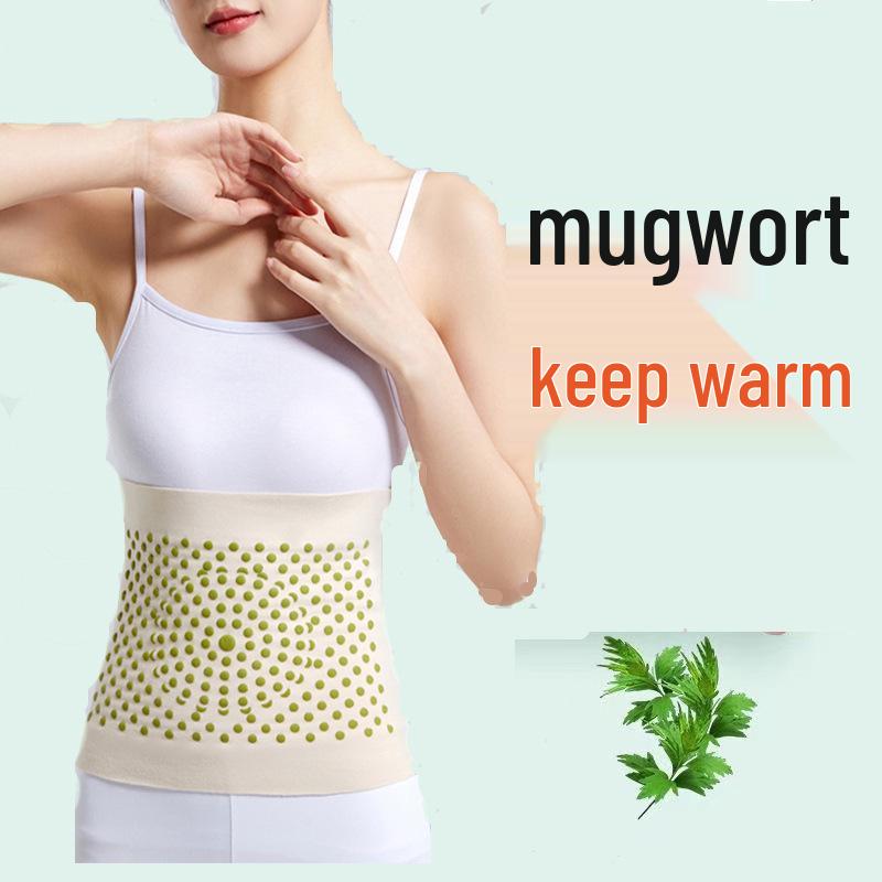 Women's Warm Waist Belt with Pocket for Cold Protection Indoors