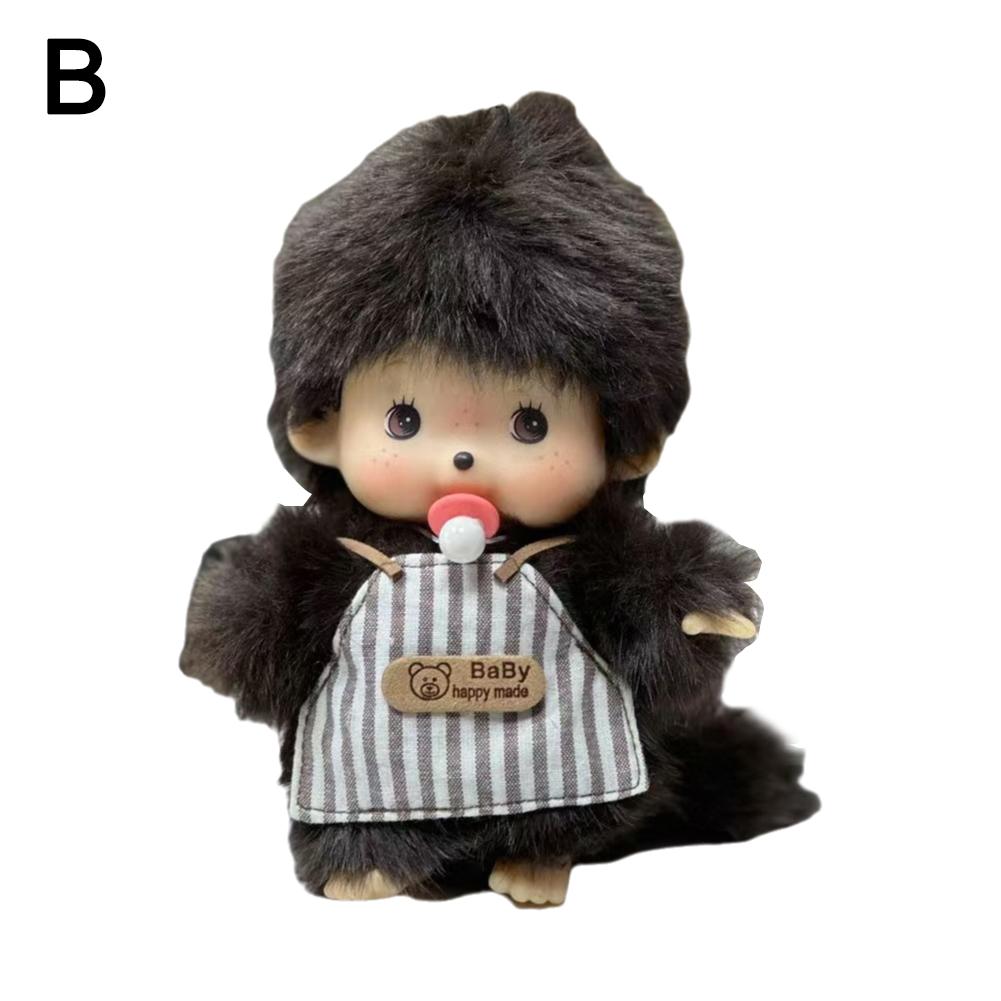 Каваий Детсадовский Моти Кукла 15см PP Хлопок Обезьянка Плюшевая Кукла Ручная Кукла Подвеска для Сумки Шарм Подарок Плюшевая Игрушка