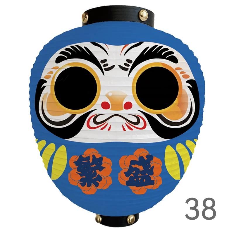 Japanese Style Cartoon Wish Dharma Hanging Lantern Japan Mascot Daruma Sushi Pub Bistro Restaurant Izakaya Decor Lantern