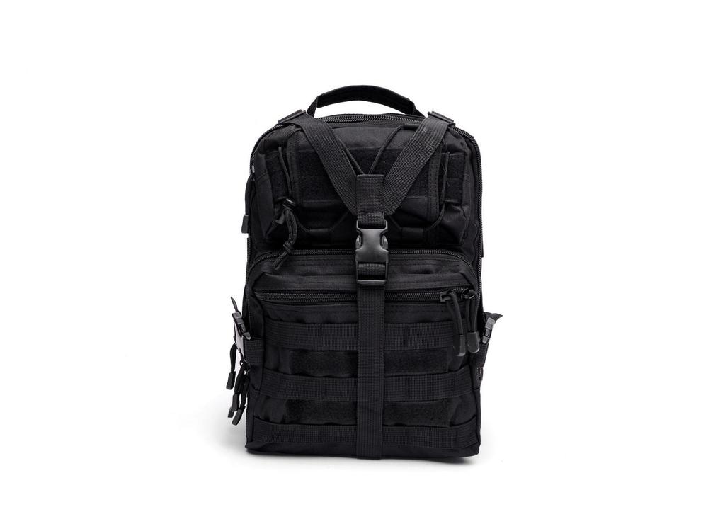 Outdoor Water-Repellent Wear-Resistant Tactical Crossbody Backpack for Travel, Cycling, Hiking, and Sports