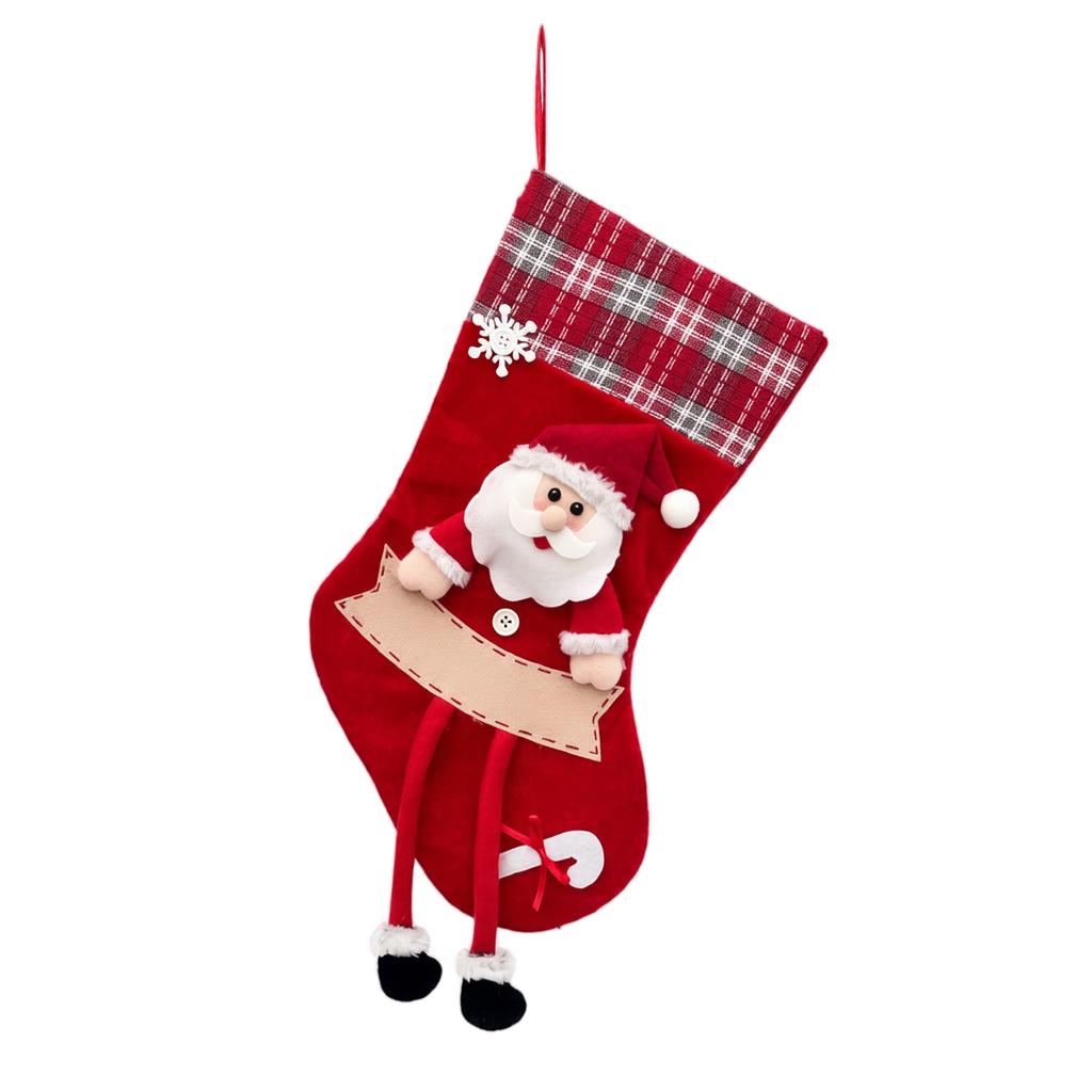 3D Long Legs Christmas Socks for Holiday Festive Novelty Gift