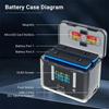 Battery Two-Ways Charger Power for Insta 360 X4 USB-C Case Portable Charging Hub Box for Insta 360 X4 Sports Camera Accessories