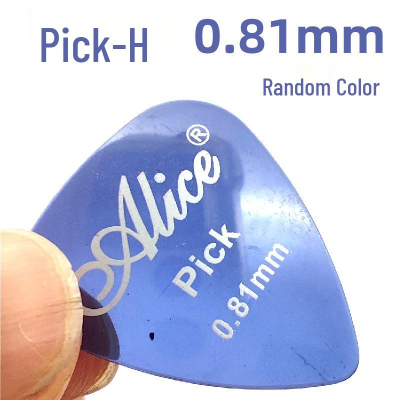 Alice H Transparenter Glänzender Gitarren-Fingerplektrum - Buntes Design