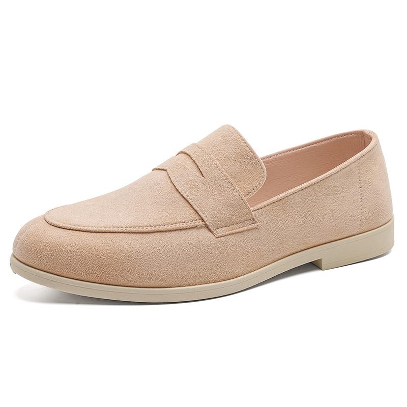 Fashion Breathable Light Men Loafers Anti-slip Outdoor Slip On Flats Man Handmade Casual Driving Shoes Soft Sole Boat Footwear Moccasins