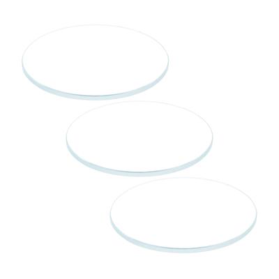 Uxcell AR Coated Watch Lenses, Round Flat Mineral Watch Crystal Glass, 30mm X 1.5mm, Pack of 3