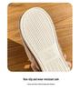 Women's Winter Plush Cross-Strap Indoor Slippers with Imitation Rabbit Fur
