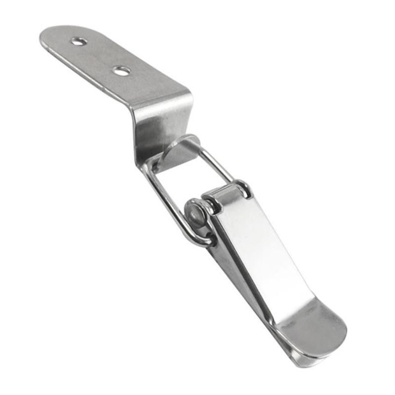 4pcs Heavy Duty Steel Clamp Lock Set Secure Box Fastener with High Tension Spring Spring Buckles Set Simple Installlation