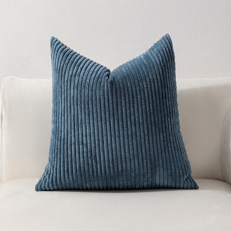 1 шт. Однотонная полосатая наволочка декоративная на диван вельветовая накидка на подушку бохо квадратные наволочки домашний декор для дивана 40x40cm