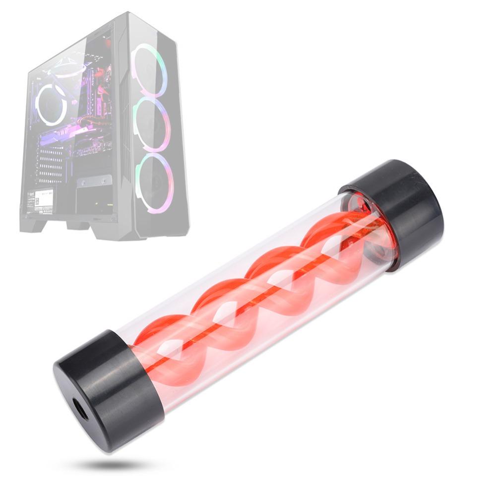 200MM Water Tank G1/4 Thread Cylindrical Cooler Water Cooling Reservoir Water Cooling Radiator