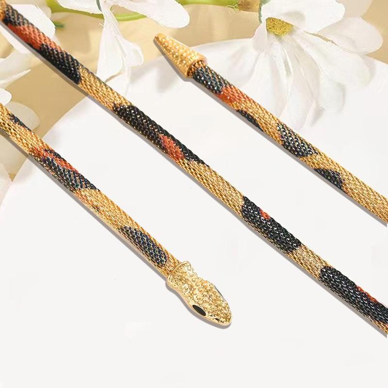 Fashion Charm Snake Necklace For Women Ladies