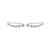 Vewant Hochwertige Ohrringe Piercing Rhodiumbeschichtet Klassisch Funkelnd Piercing Ohr-Crawler Climber Ohrringe Damen