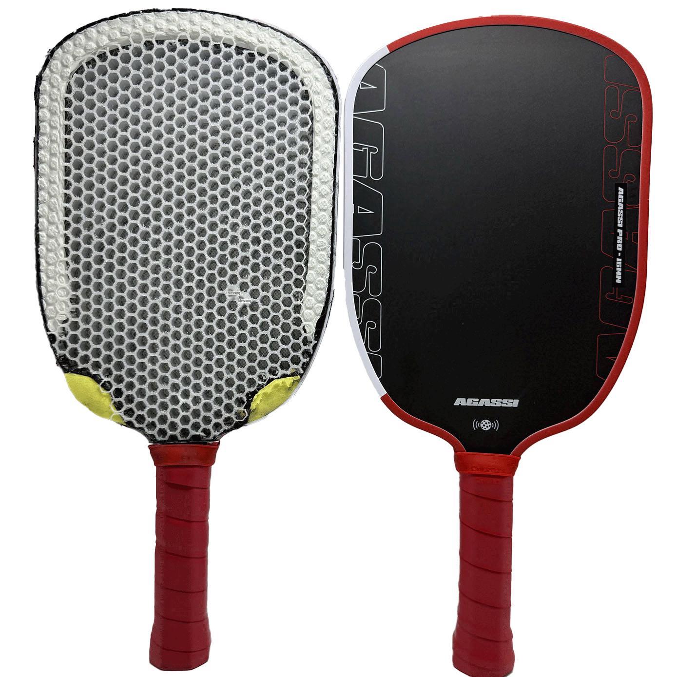 Agassi TFP GEN4 Toray Carbon Fiber Pickleball Paddle - 16mm/14mm 16mm