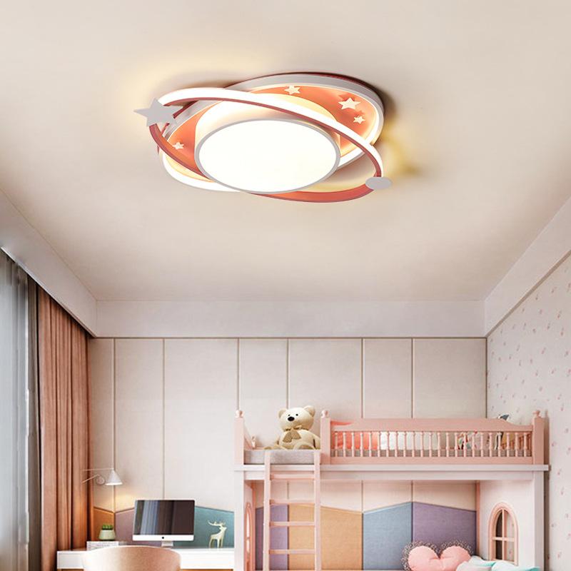 Cartoon Nursery Kids Ceiling Light Oval Blue creative personality lamp For Children's Room Girls Boys Bedroom Light Led ZM1019