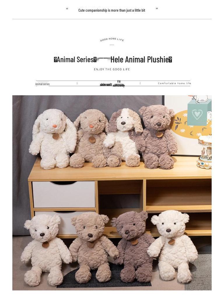 Bangbang Rabbit Plush Toy - Cute Lop-Eared Rabbit Teddy Bear Doll, Perfect Qixi Gift for Children and Girls