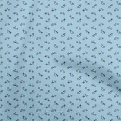 Baumwolle Flex Hellblau Stoff Fahrrad Diy Kleidung Quilten Stoff Druck Stoff Bulk Stock 40 Zoll
