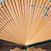 Butterfly Floral Pattern Portable Folding Fan Chinese Style Dance Fan  For Wedding Party