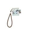 Japanese and Korean blue and white striped embroidered dachshund for AirPods 1 /1 earphone protective case cover 1pro third generation niche