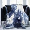 Monster Hunter Wilds Zoh Shia Knitted Fashion Blanket Game Fleece Throw Fashion Blankets Bedding Couch Decoration Soft Warm Bedspread Portab