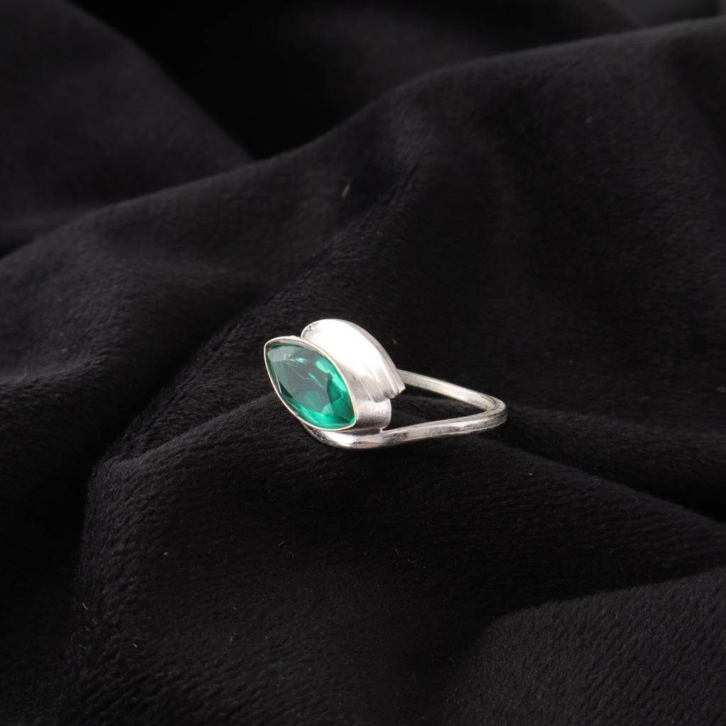 Chrome Diopside Gemstone 925 Sterling Silver Jewelry Handmade Ring Gift For Her RR-60-14