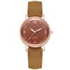 Women Quartz Analog Wrist Watch Leather Strap Casual Fashion Gift Decoration