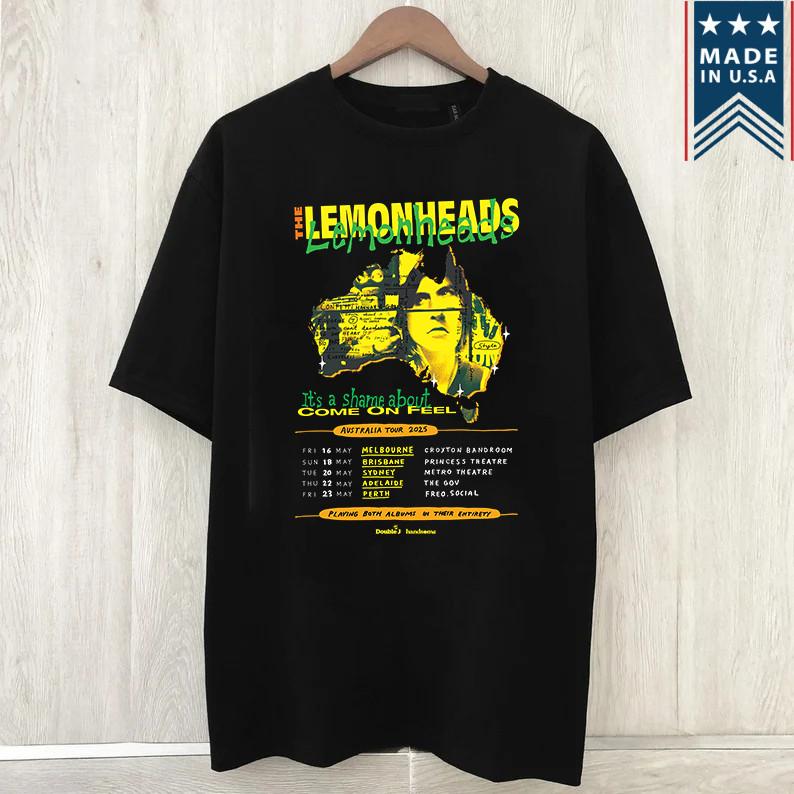 THE LEMONHEADS Band Australia Tour Come On Feels T Shirt All Size S-5XL Unisex T-Shirt XL