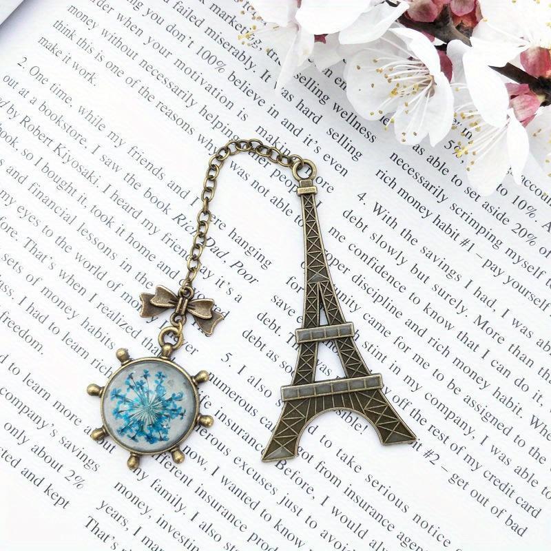 

Винтажные металлические книжные закладки с Эйфелевой башней для книг, креативный предмет, детский подарок, корейские канцелярские закладки, маркеры для книг Rudder