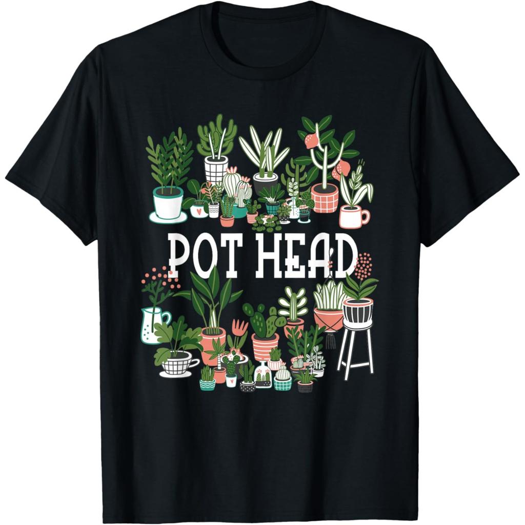 Skeleton Hands Heart Houseplant Gardening T Shirts Men Pure Cotton Humor Streetwear Tee Shirt Short Sleeve Unisex Loose Clothing