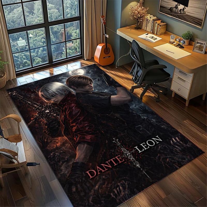 "Resident Evil" Large Area Rug Carpet Non Slip Washable Floor Mat Gamer Room Bedroom Home Decor—kwq75
