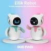 Duo Pack Eilik Smart Robot AI Artificial Intelligence Robots Accompany Lovely Children and Adults Desktop Ai Pets 2pcs/set