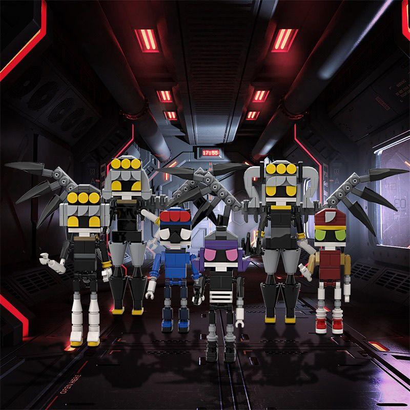 Murder Drones Yapı Blokları Oyuncakları Murder Drones J N V UZI Robotlar Yapı Blokları Oyuncakları Doğum Günü Hediyesi